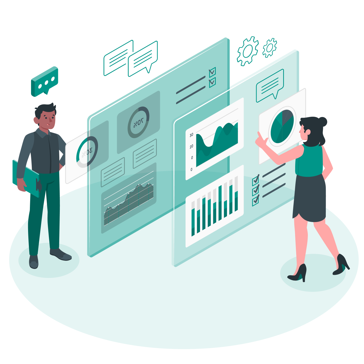 Dashboard Illustration